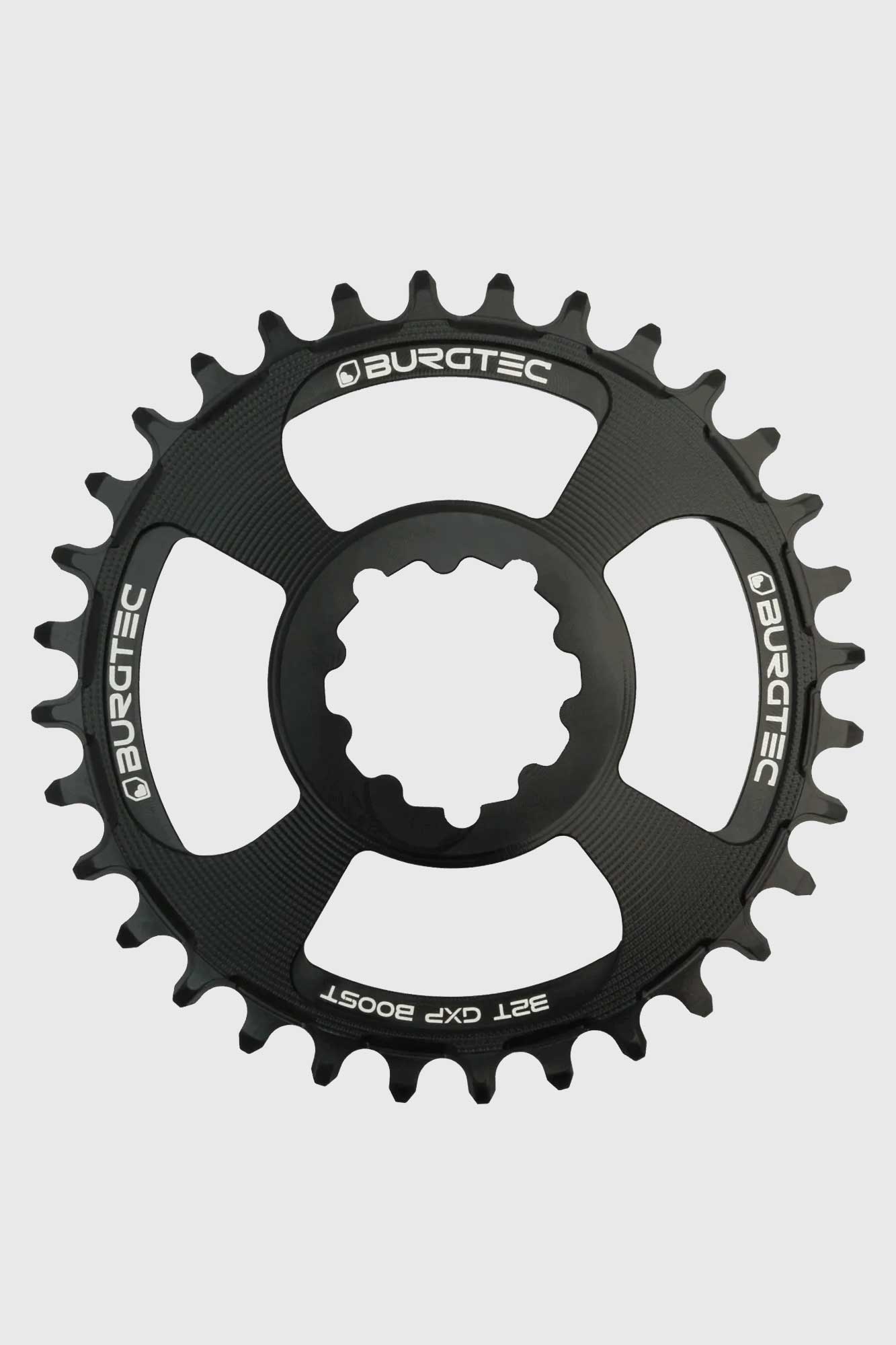 Burgtec Black Thick Thin Chainring Sram GXP Direct Mount 30t Black (6mm Offset)