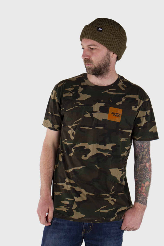 Santa Cruz Mini Squared Tee - Camo