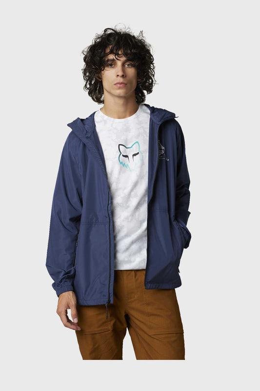 Fox Finisher Windbreaker - Deep Cobalt