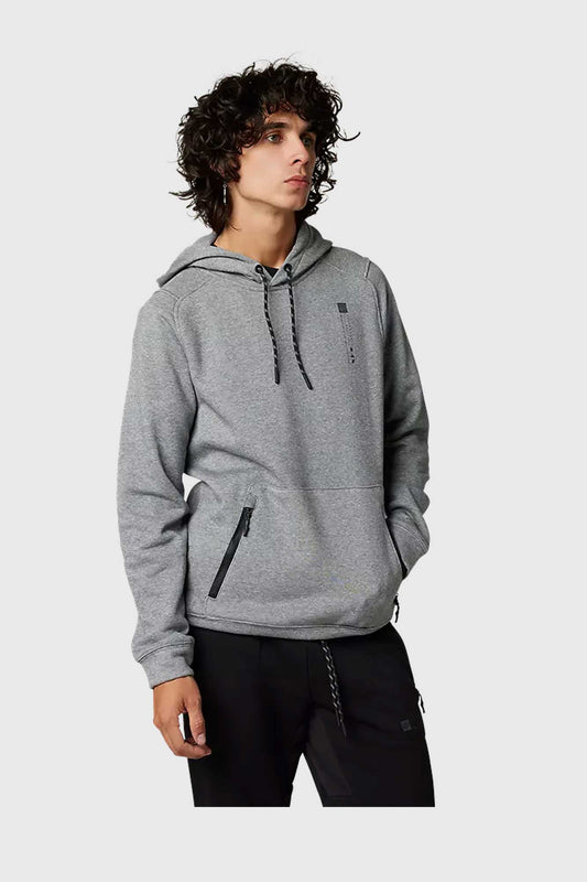 Fox Base Over Water Resistant Pullover Hoodie - Heather Graphite