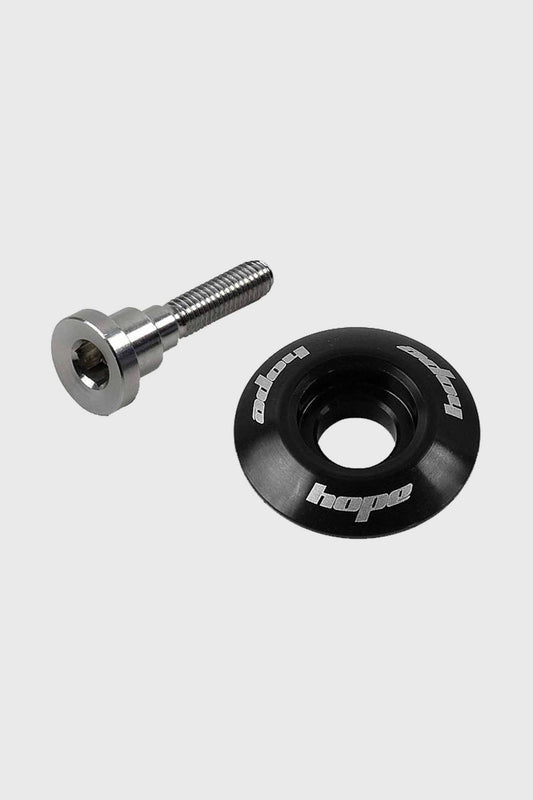 Hope Headset Top Cap and Bolt - Black