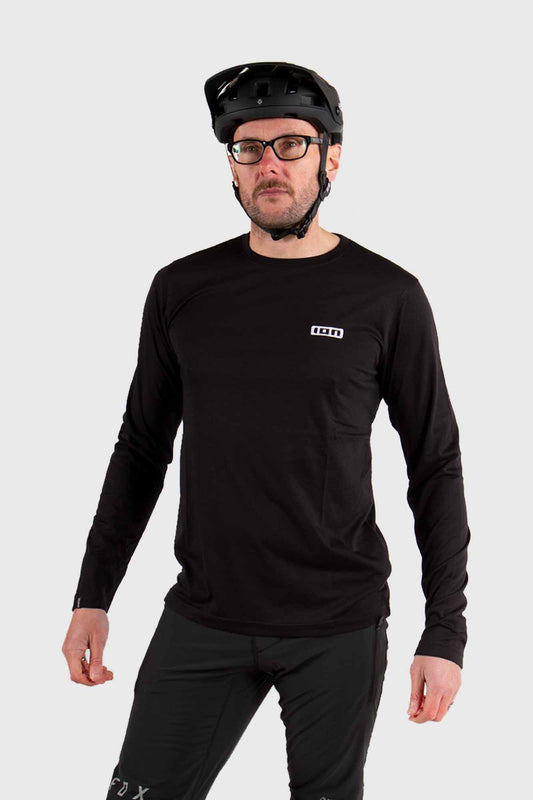 ION Long Sleeve Logo Tee - Black