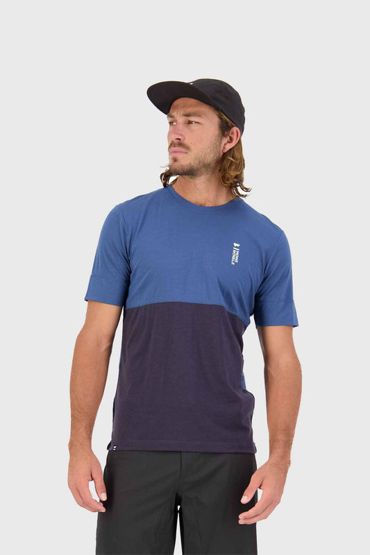Mons Royale Cadence T - Dark Denim / 9 Iron