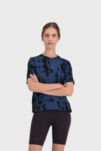 Load image into Gallery viewer, Mons Royale Womens Icon Relaxed Tee - Ice Night Tye Dye