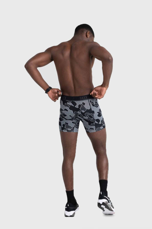 SAXX Kinetic HD Boxer Brief - Black / Po Mo Camo