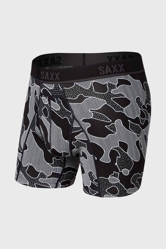 SAXX Kinetic HD Boxer Brief - Black / Po Mo Camo