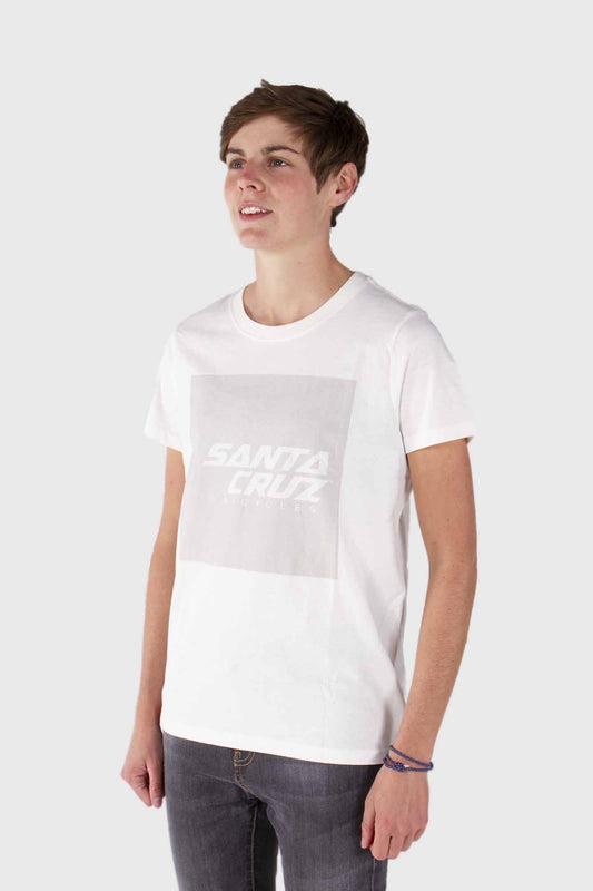 Santa Cruz Womens Squared Tee - Natural White