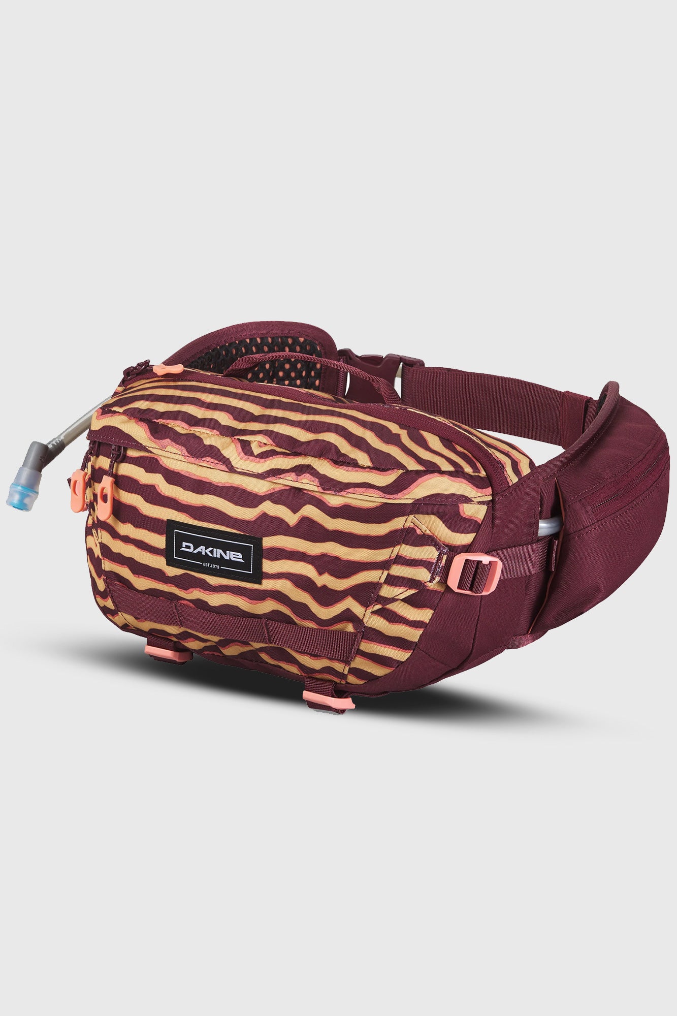 Dakine Hot laps 5Ltr Hip Bag with Bladder Ochre Stripe Port