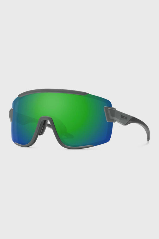 Smith Wildcat Matte Cement ChromaPop Green Mirror