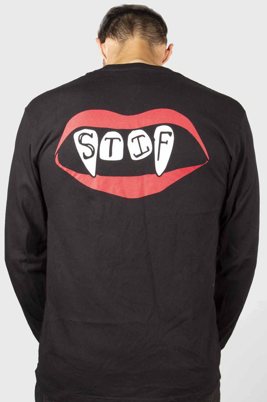 Stif Fangs LS Tee Black