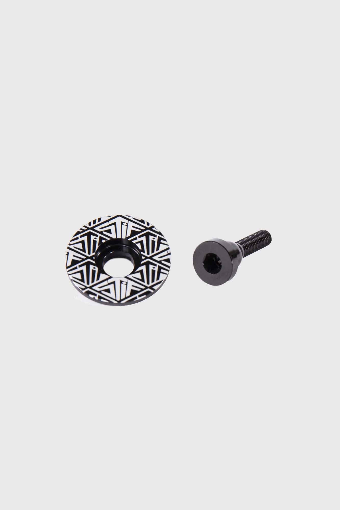 Stif x Burgtec Stem Top Cap and Bolt - Black