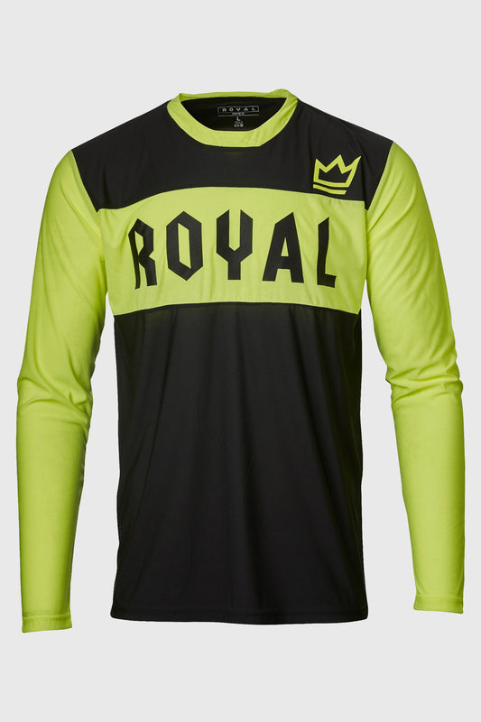 Royal Apex Jersey - Flo Yellow / Black