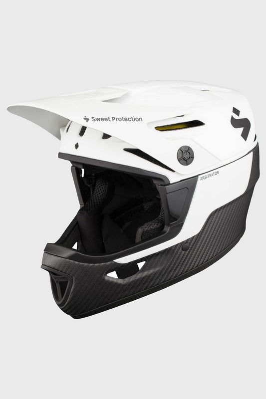 Sweet Protection Arbitrator Helmet 2022 - Bronco White/Natural Carbon