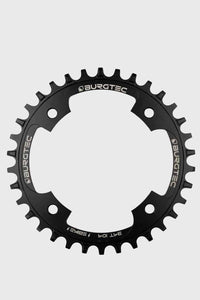 Burgtec 104BCD Outside E-Bike Steel Thick Thin Chainring 34t Black
