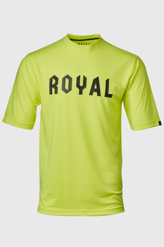 Royal Core Jersey Corp SS - Flo Yellow / Heather